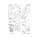Frigidaire CGGF3054KWC body diagram