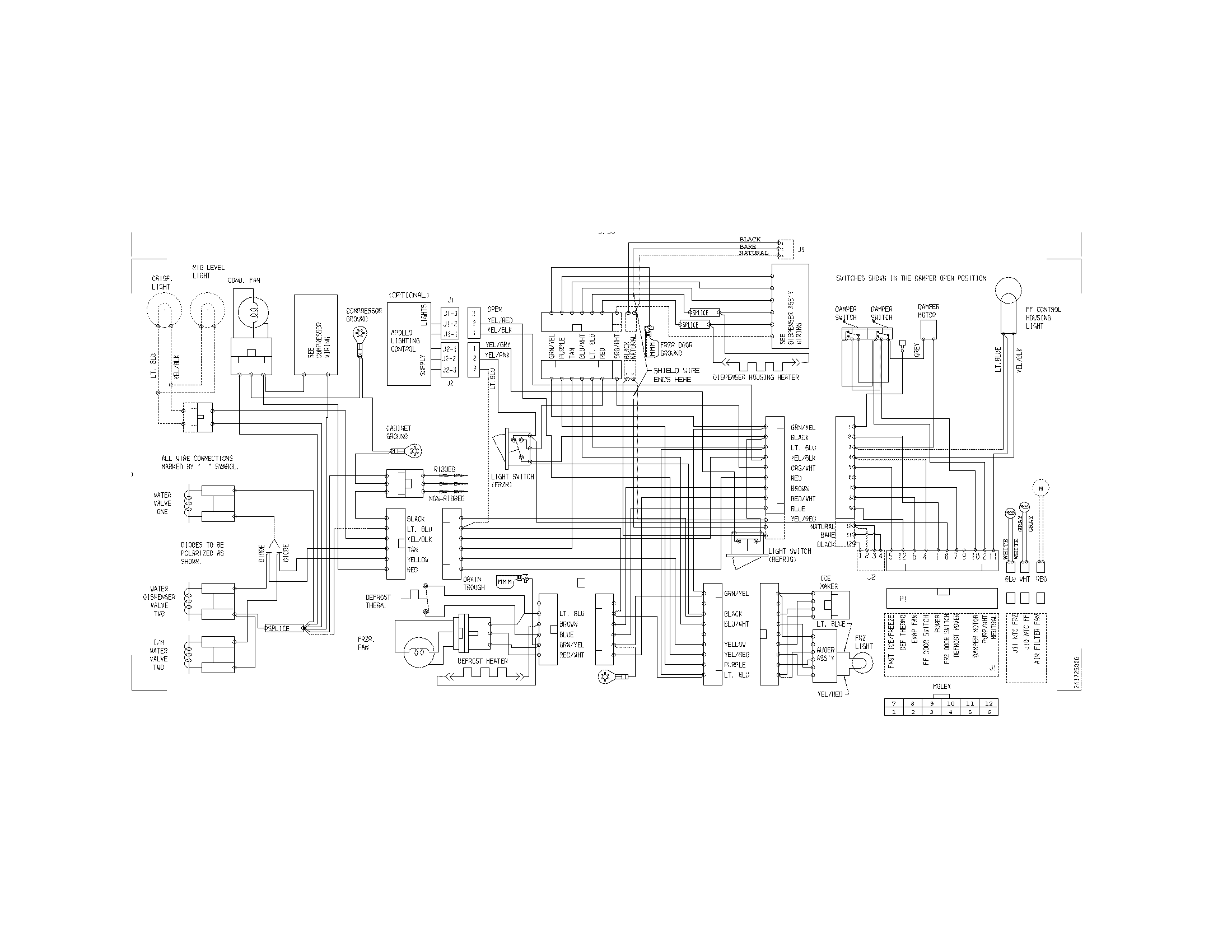 Crosley CRSE234JW3 wiring diagram diagram