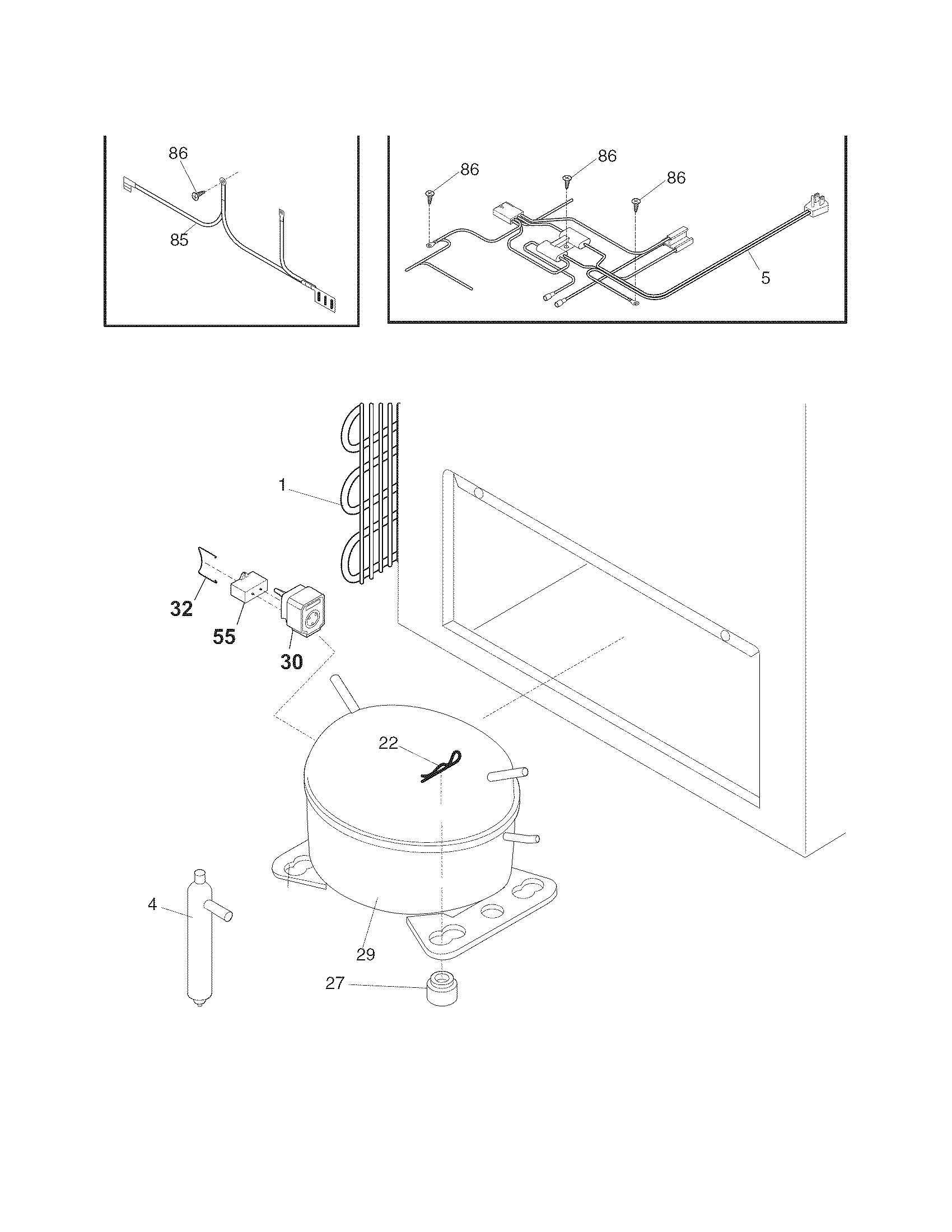 Crosley CFC09LW0 system diagram