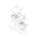Kenmore 79097462802 top/drawer diagram