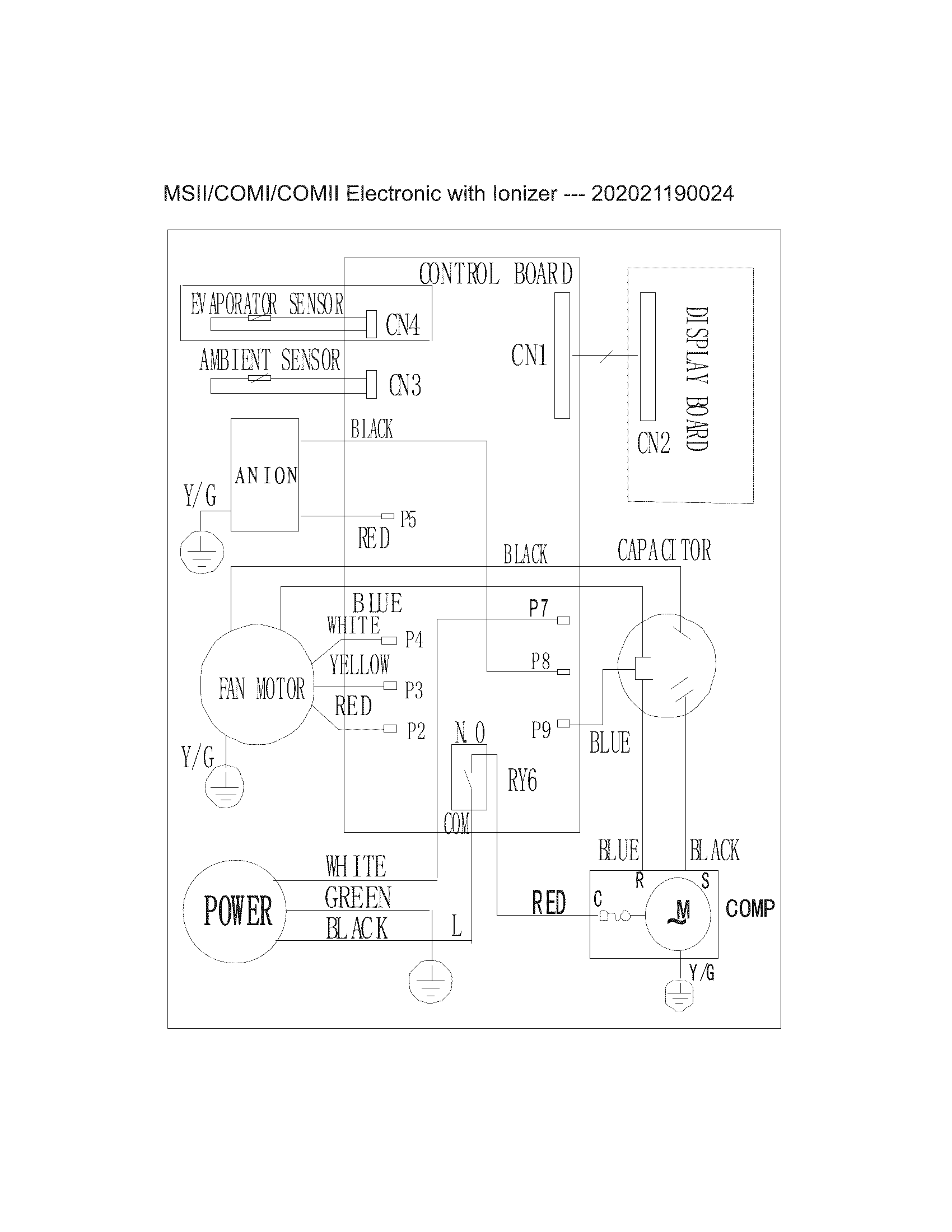 Frigidaire FRA106CT15 wiring diagram diagram