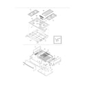 Frigidaire FPGS3085KFB top/drawer diagram