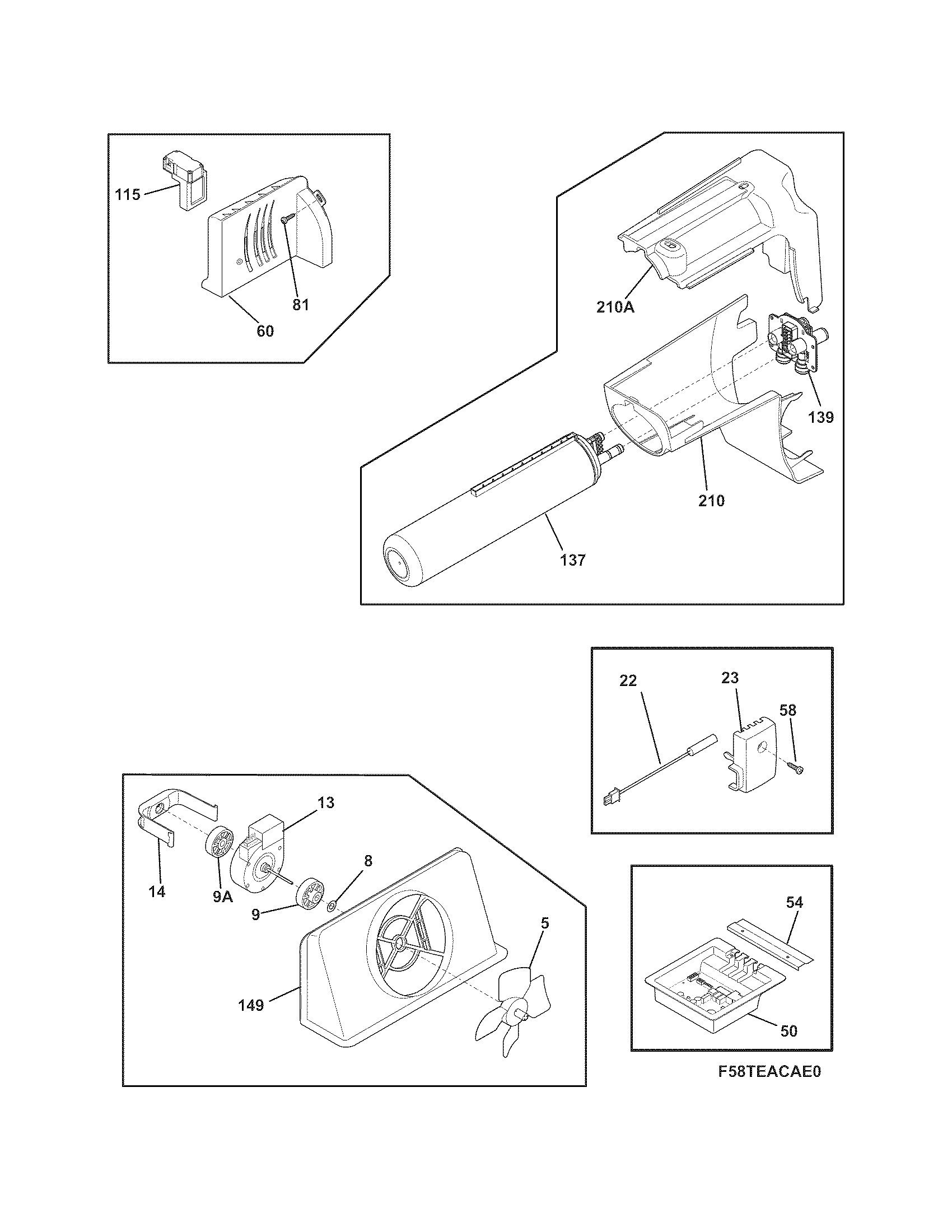 Frigidaire FGHS2334KE4 controls diagram