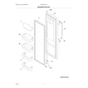 Frigidaire FFHS2612LS0 refrigerator door diagram