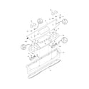 Frigidaire FFED3015LBA backguard diagram