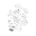 Frigidaire FFED3015LBA body diagram