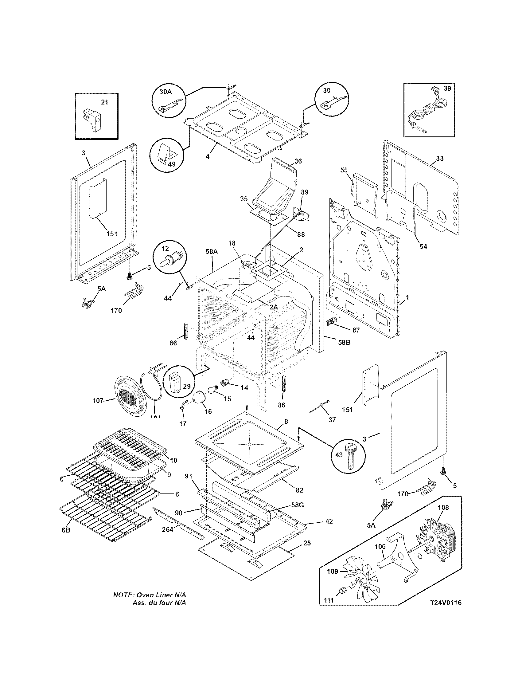 Kenmore Elite 79079432800 body diagram