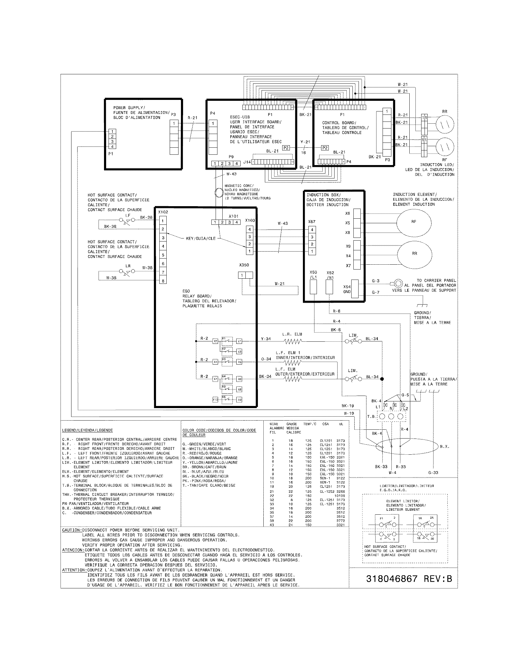 Frigidaire FPCC3085KSA wiring diagram diagram