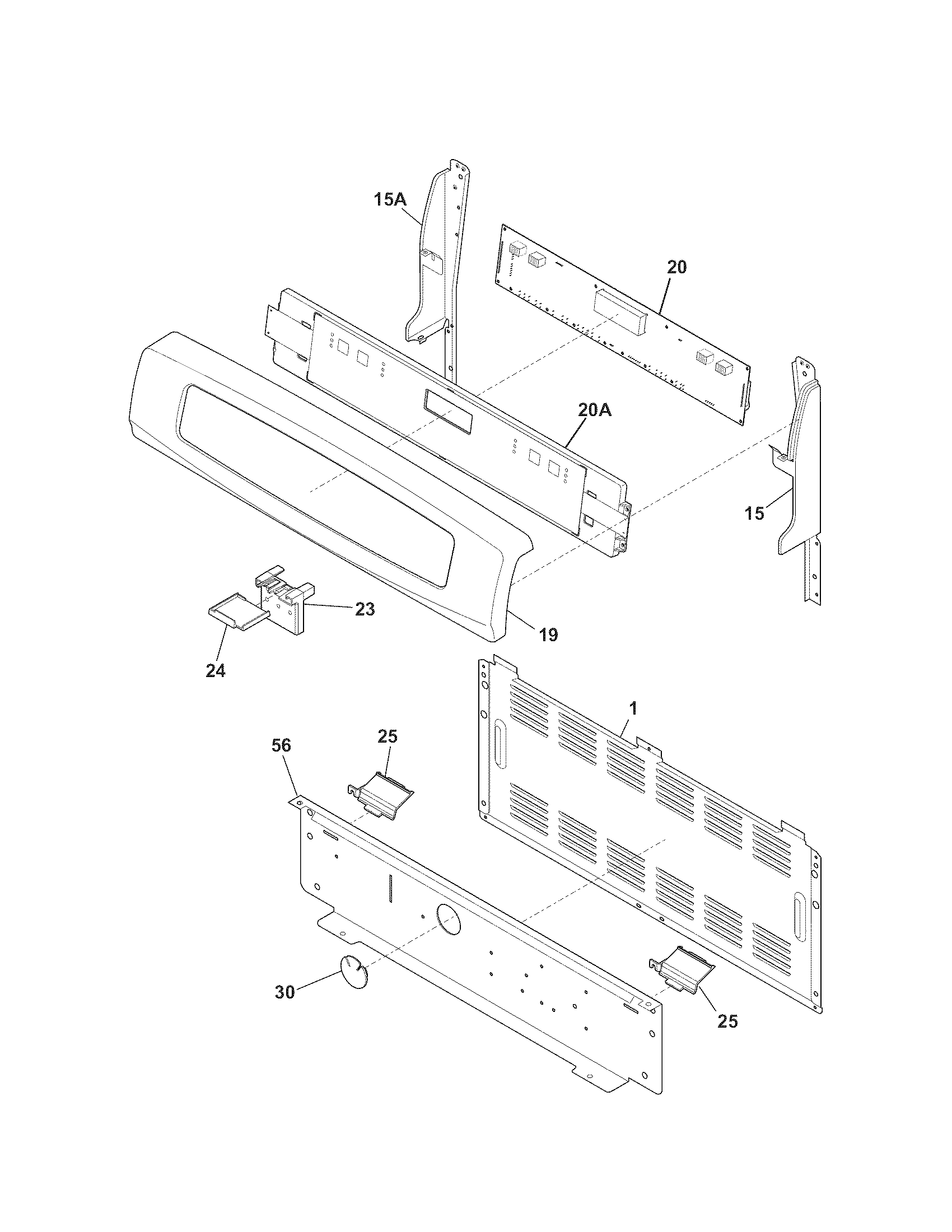 Kenmore 79097463802 backguard diagram