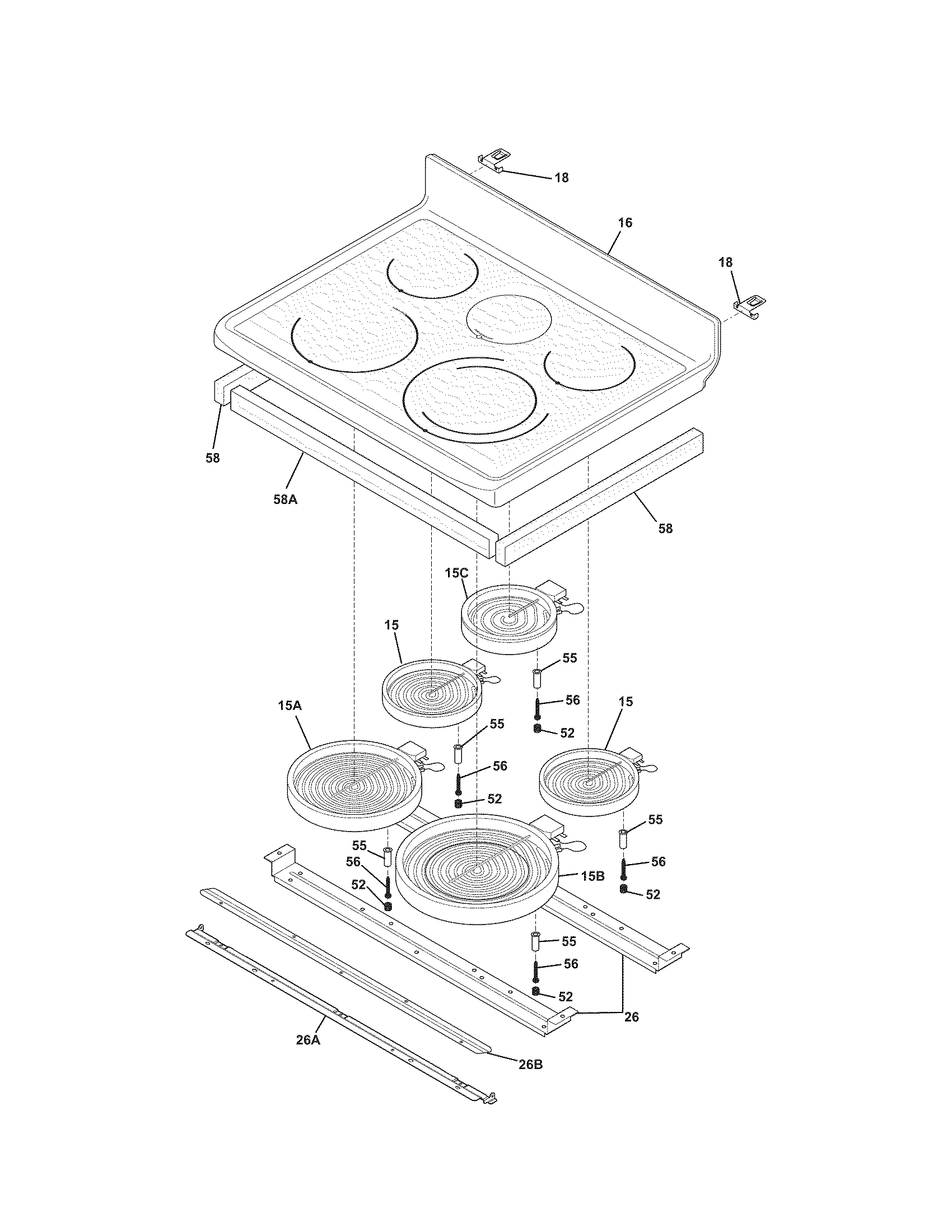 Kenmore Elite 79098023802 top/drawer diagram