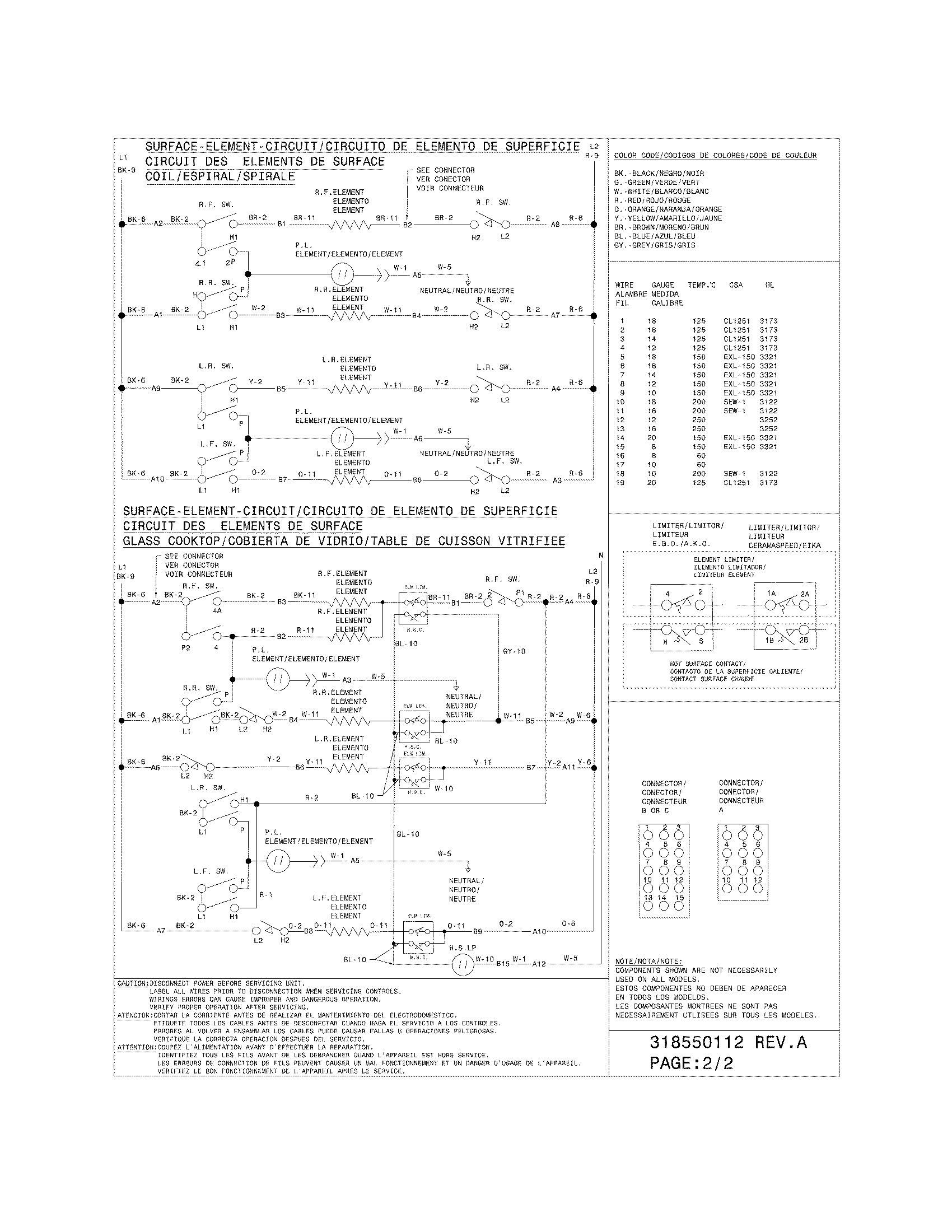 Frigidaire CFES355EB5 wiring diagram diagram