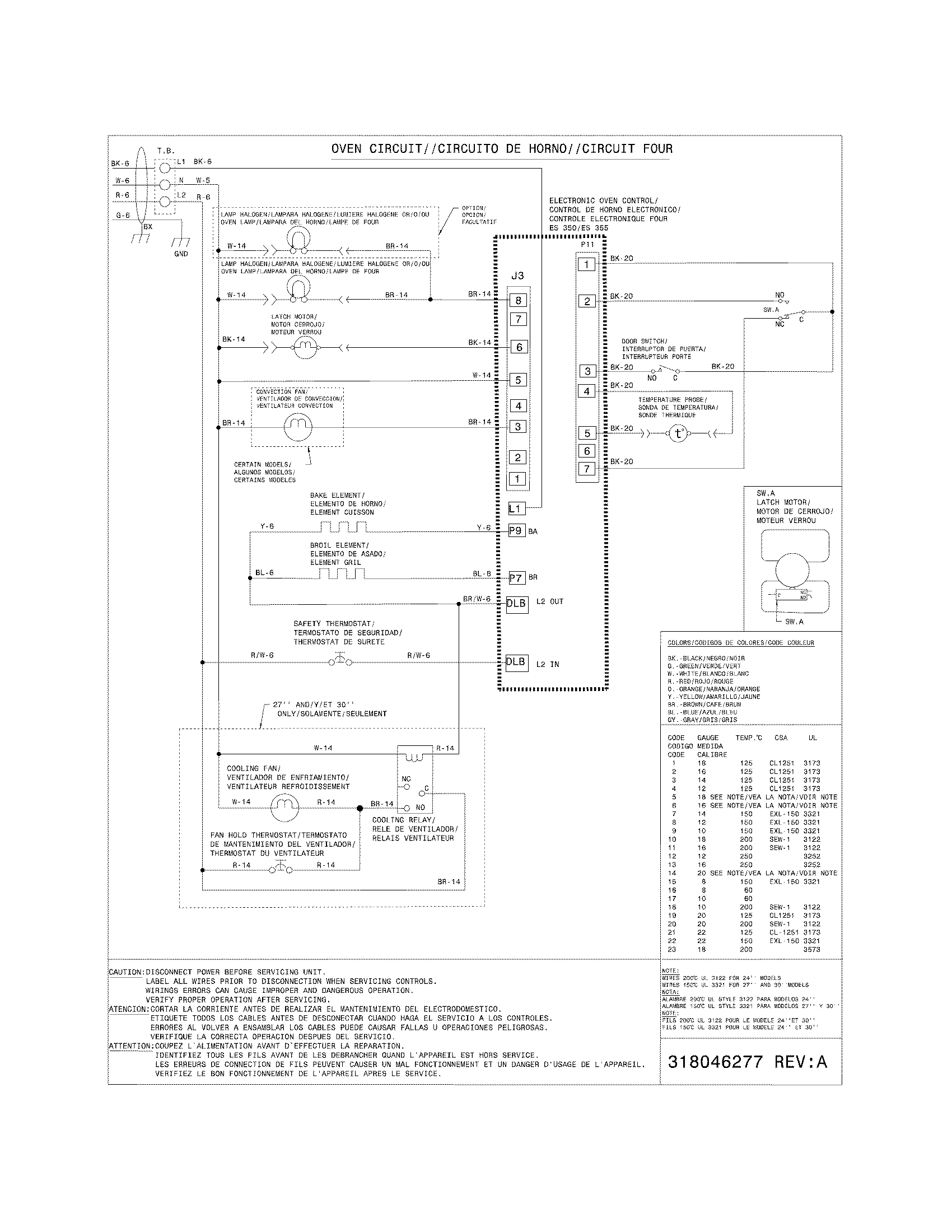 Frigidaire FFEW3025LBA wiring diagram diagram