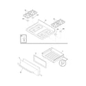Frigidaire FGF368GCN top/drawer diagram