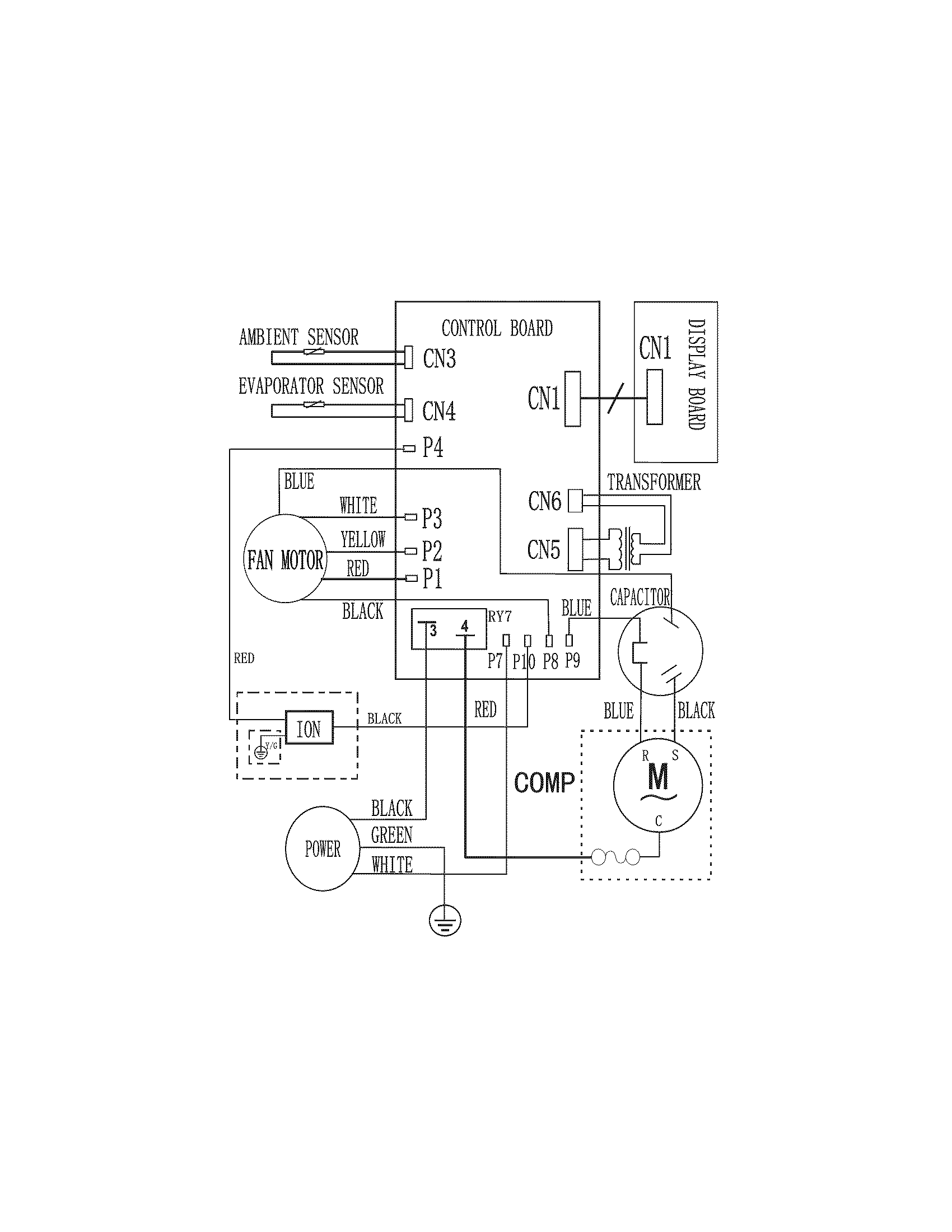 Frigidaire FRA226ST20 wiring diagram diagram