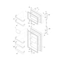 Frigidaire FFHT1725LS2 door diagram