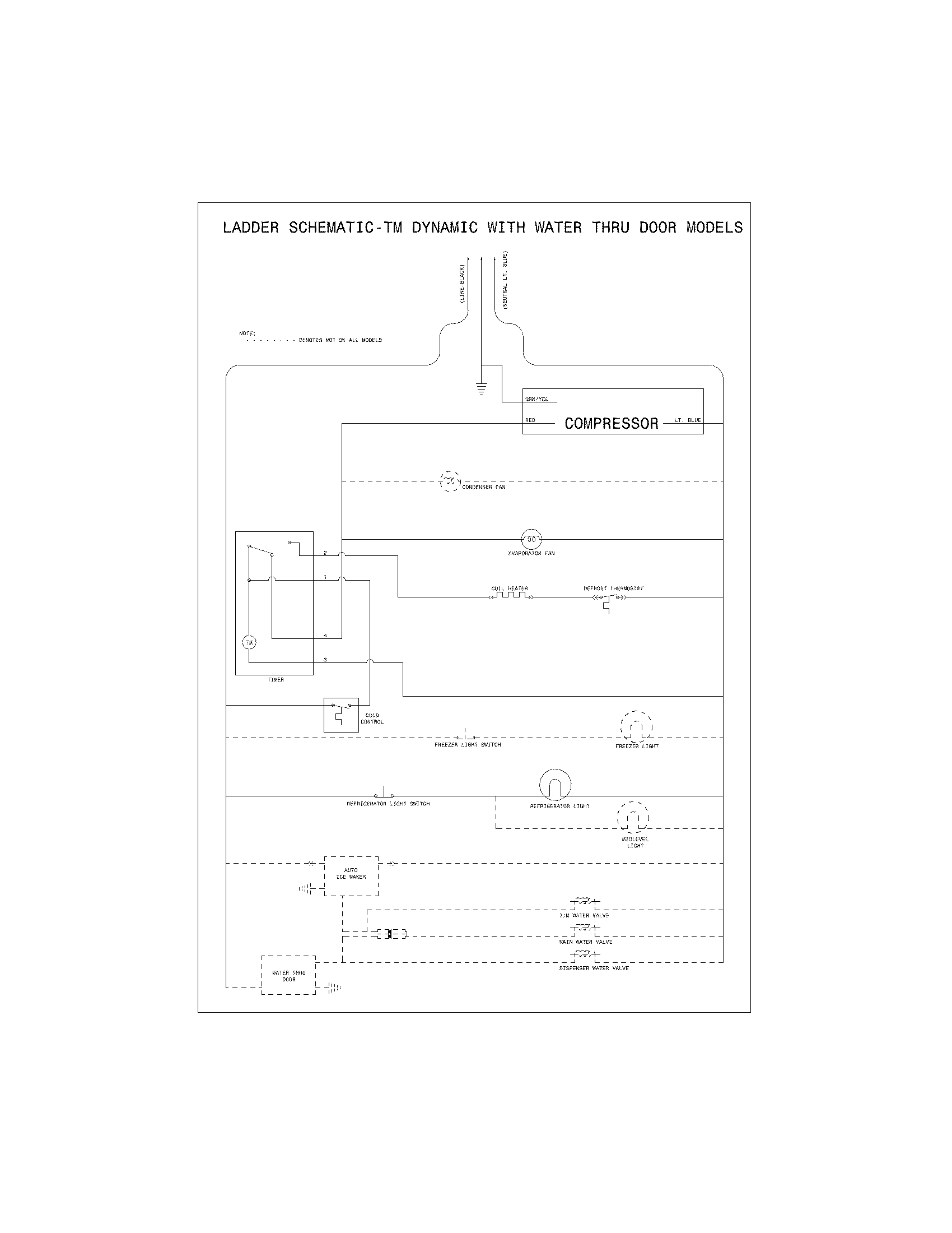 Kenmore 25361537806 wiring schematic diagram