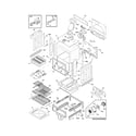 Frigidaire FGGS3075KWB body diagram