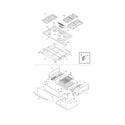 Frigidaire FGGS3075KWB top/drawer diagram