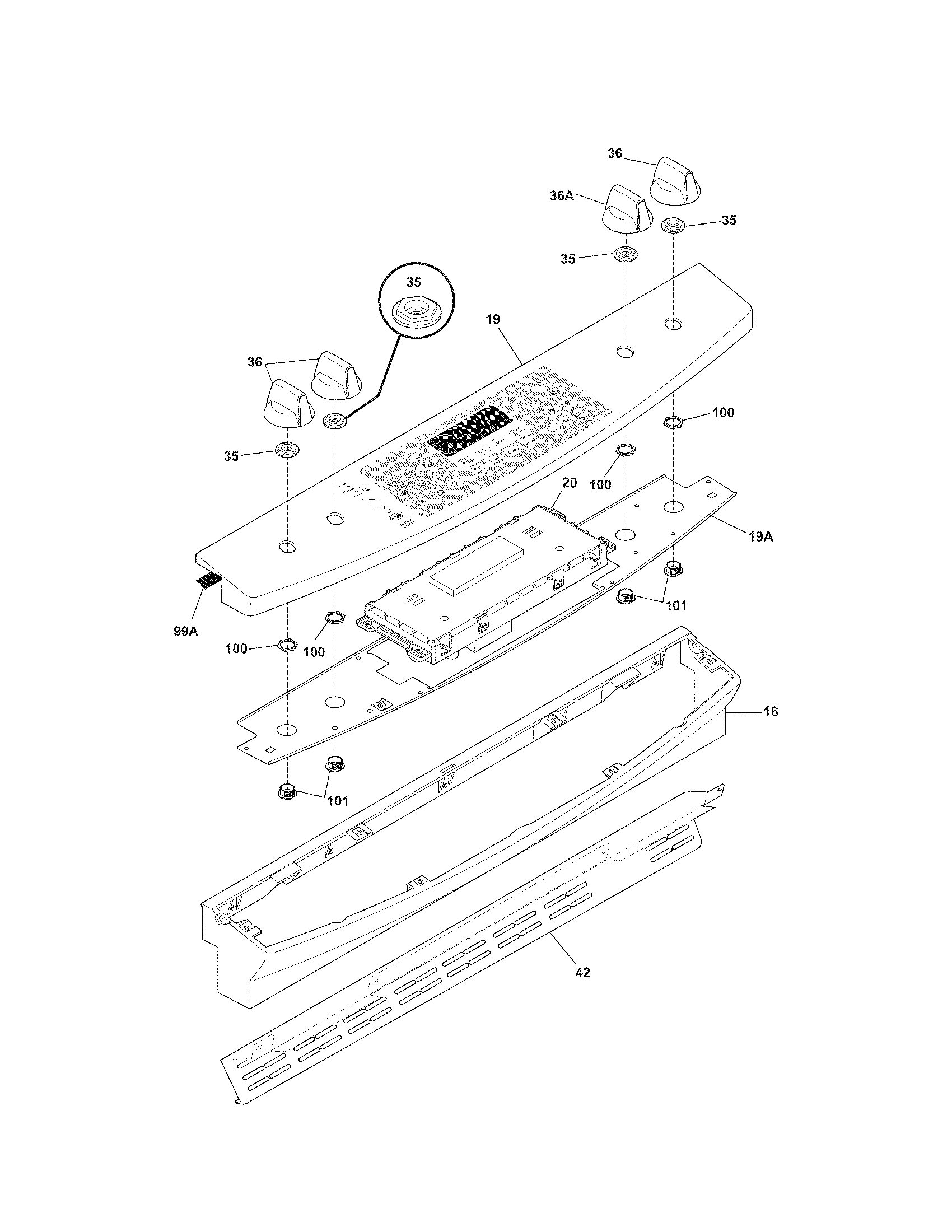 Kenmore Elite 79031049803 backguard diagram