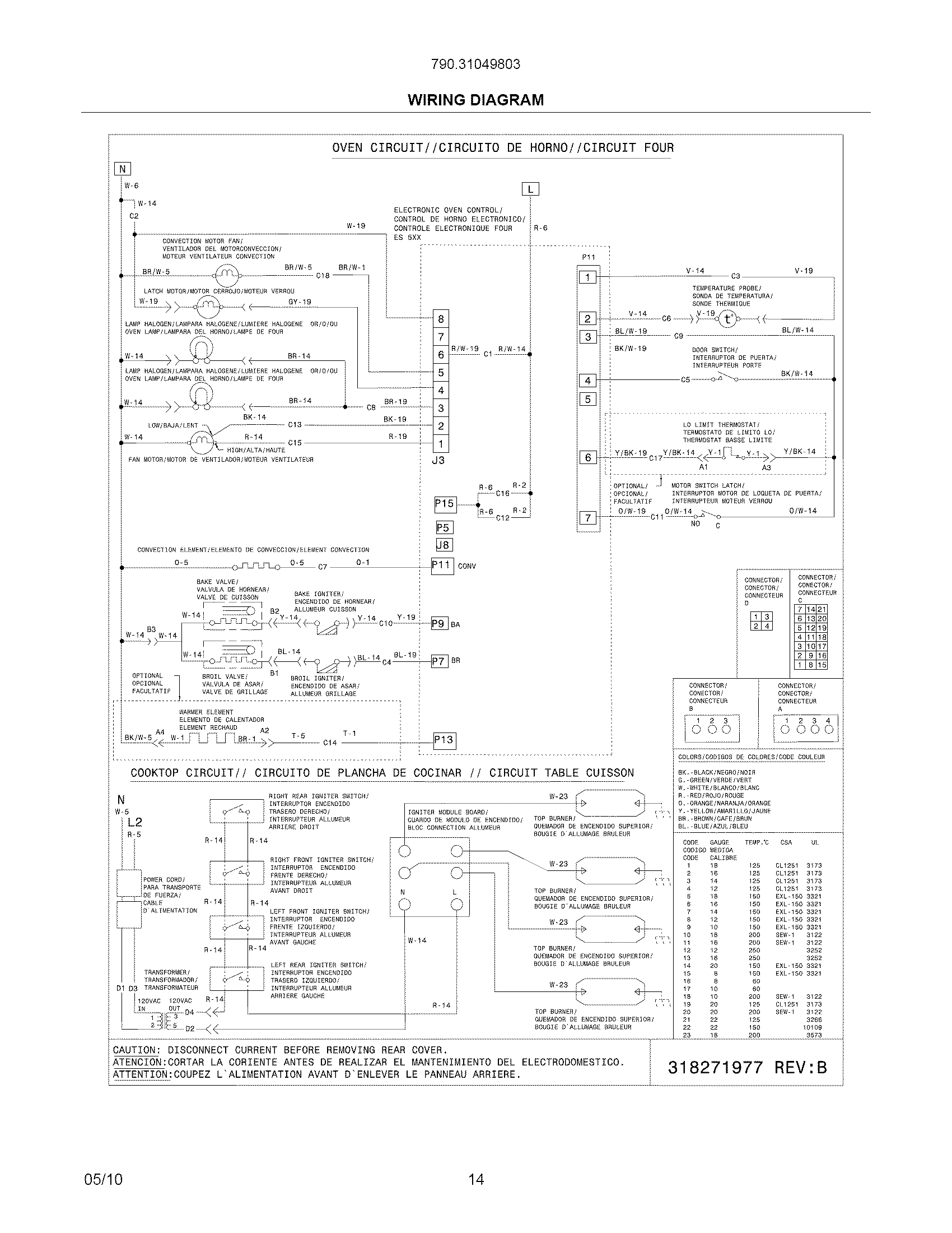 Kenmore Elite 79031049803 wiring diagram diagram