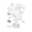 Frigidaire FFGS3025LBA body diagram
