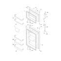 Frigidaire FRT18S6JK7 door diagram