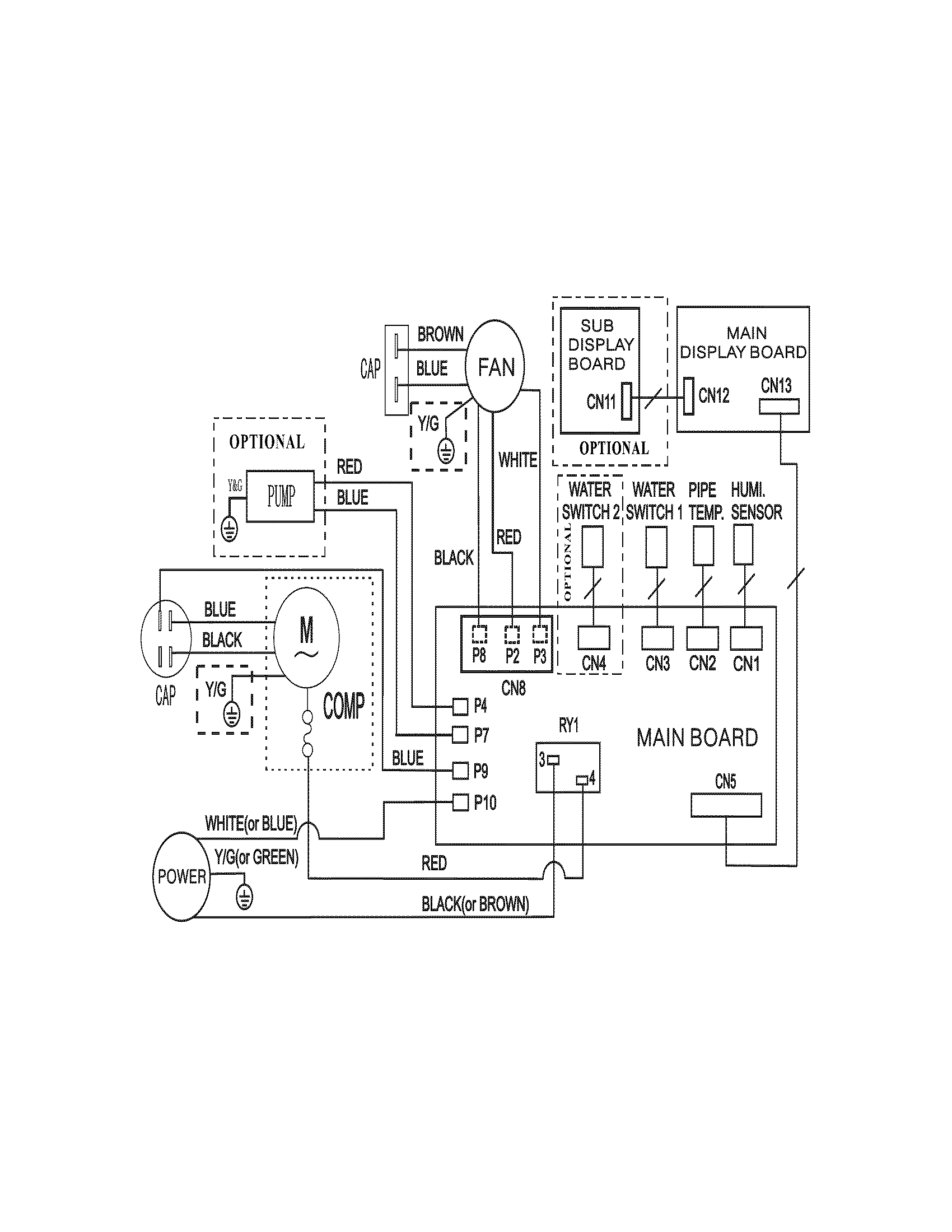 Frigidaire LAD254NTL0 wiring diagram diagram