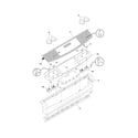 Frigidaire PLES389DCC backguard diagram