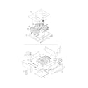 Frigidaire PLES389DCC top/drawer diagram
