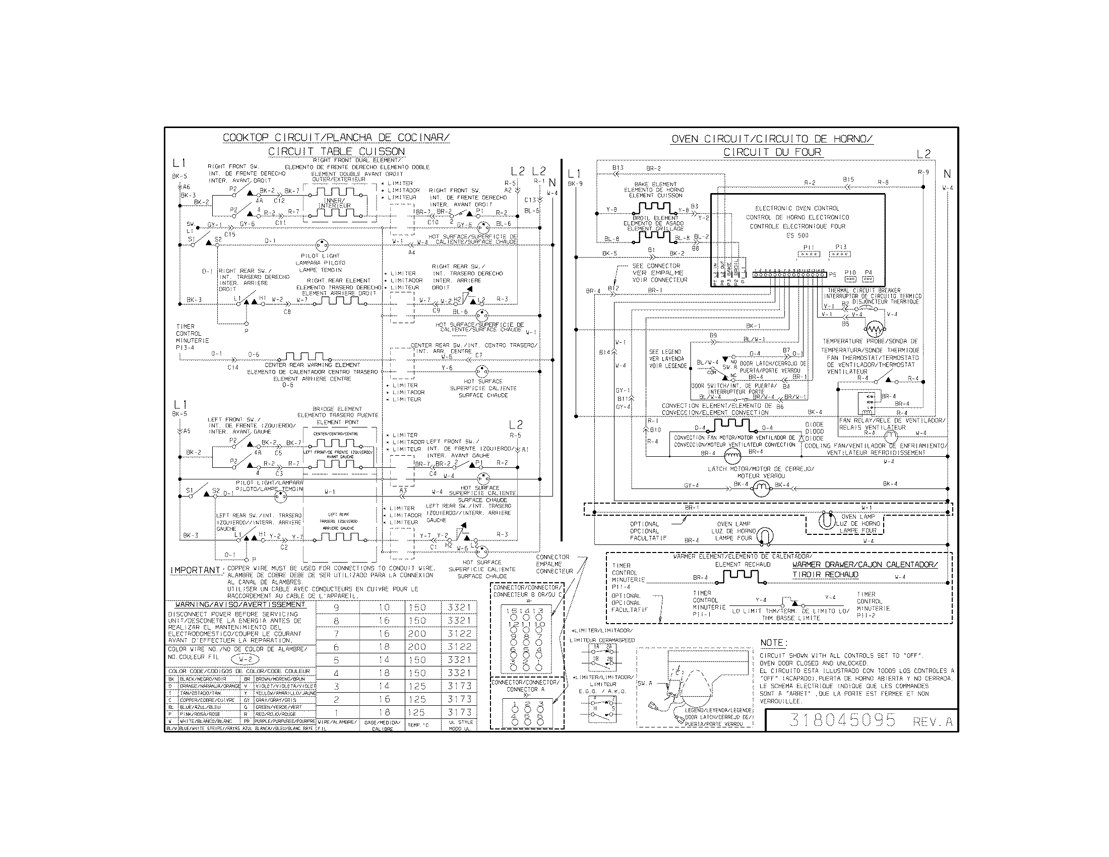 Frigidaire PLES389DCC wiring diagram diagram