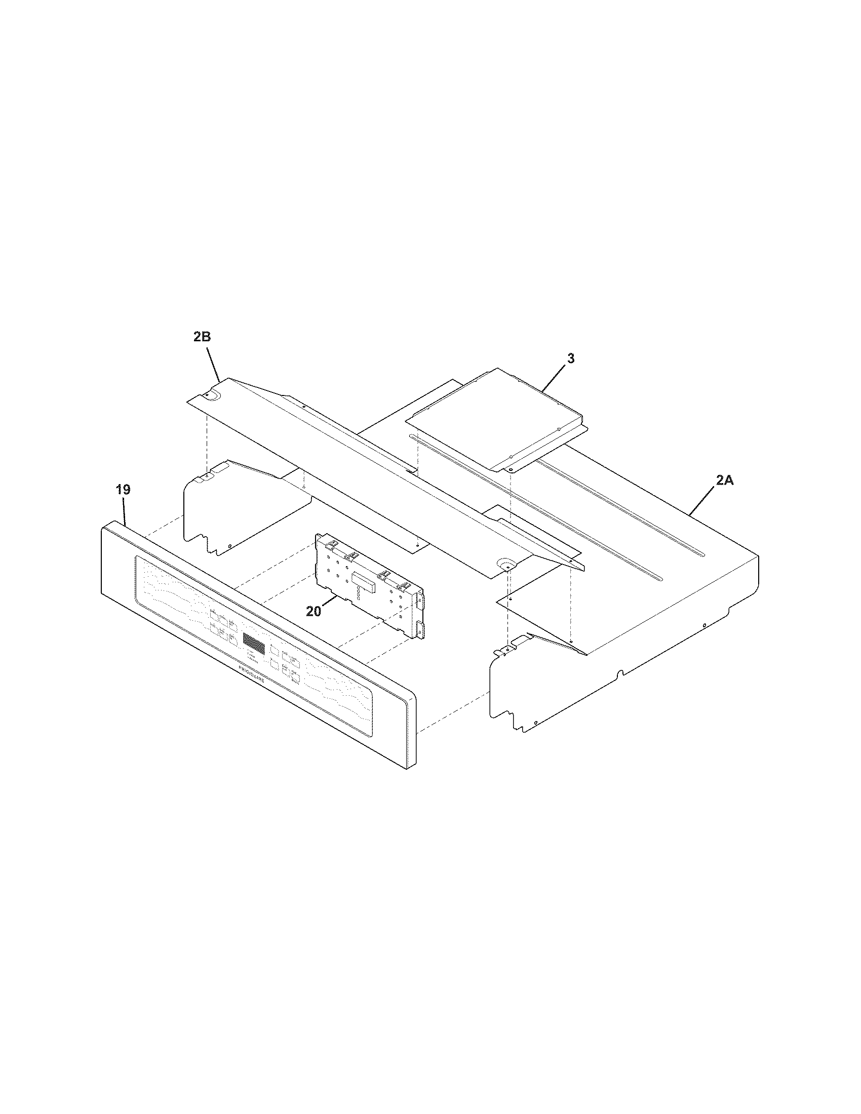 Frigidaire CFEW3025LSA control panel diagram