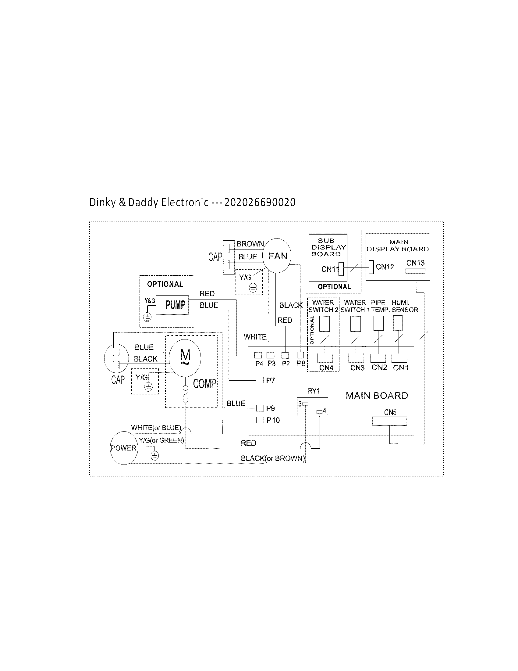 Frigidaire LAD704TDL3 wiring diagram diagram