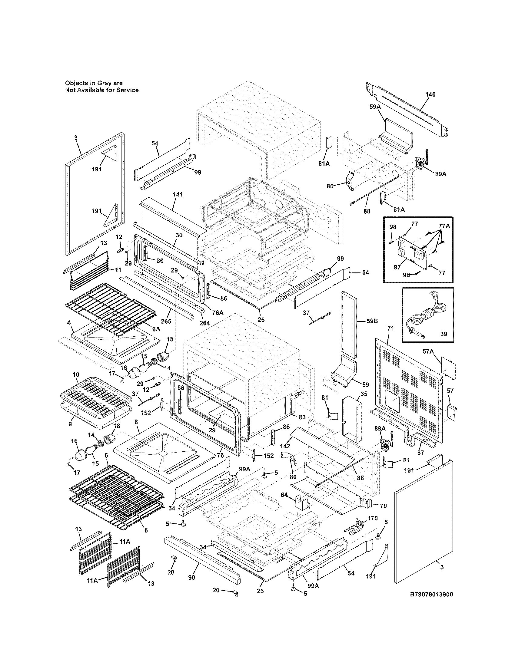Kenmore 79078012000 body diagram