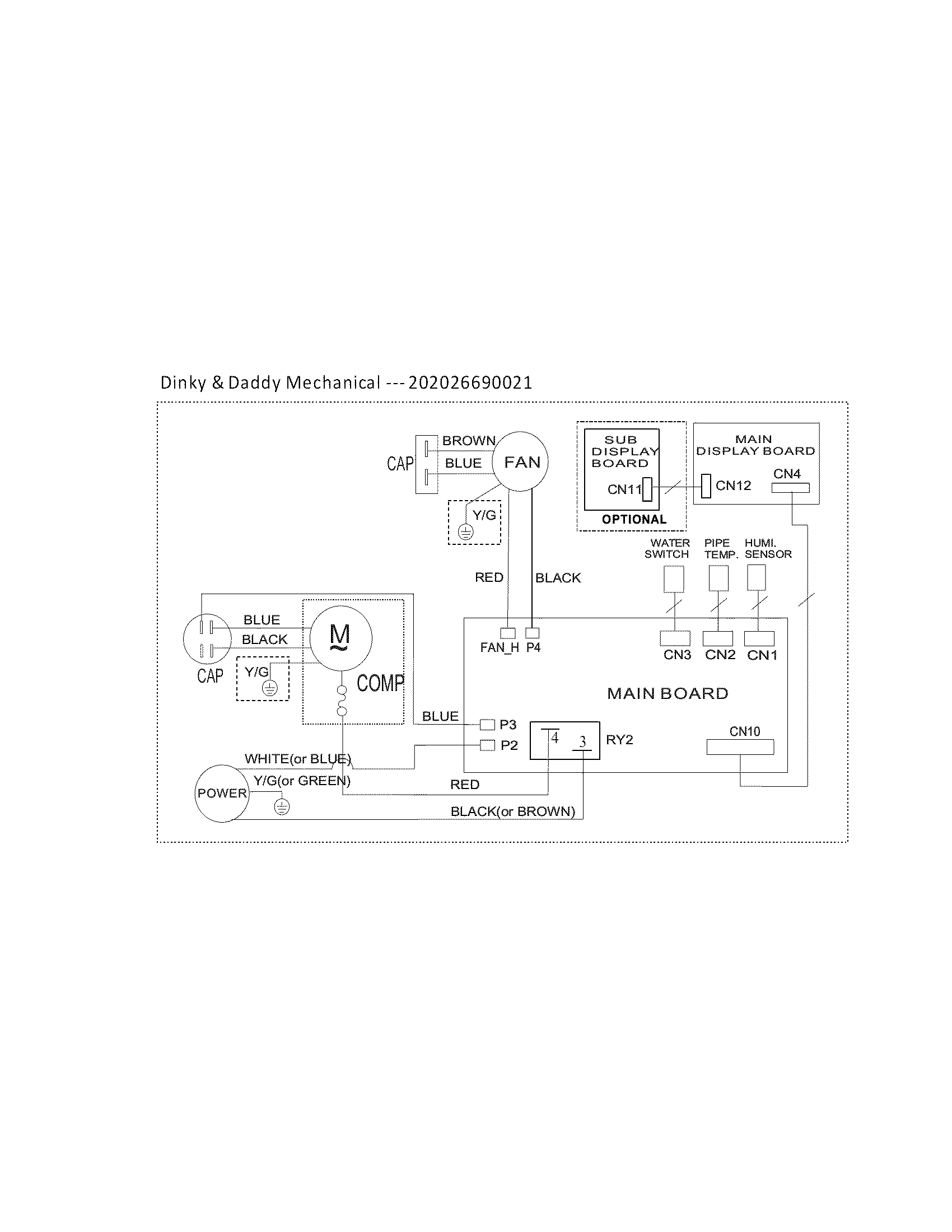 Frigidaire CAD251NTD3 wiring diagram diagram