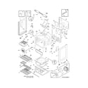 Frigidaire FGGF305MKFF body diagram
