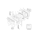 Frigidaire FGGF305MKFF door diagram