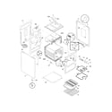 Frigidaire CFEF2425LSA body diagram