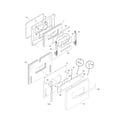 Frigidaire CFEF2425LSA door diagram