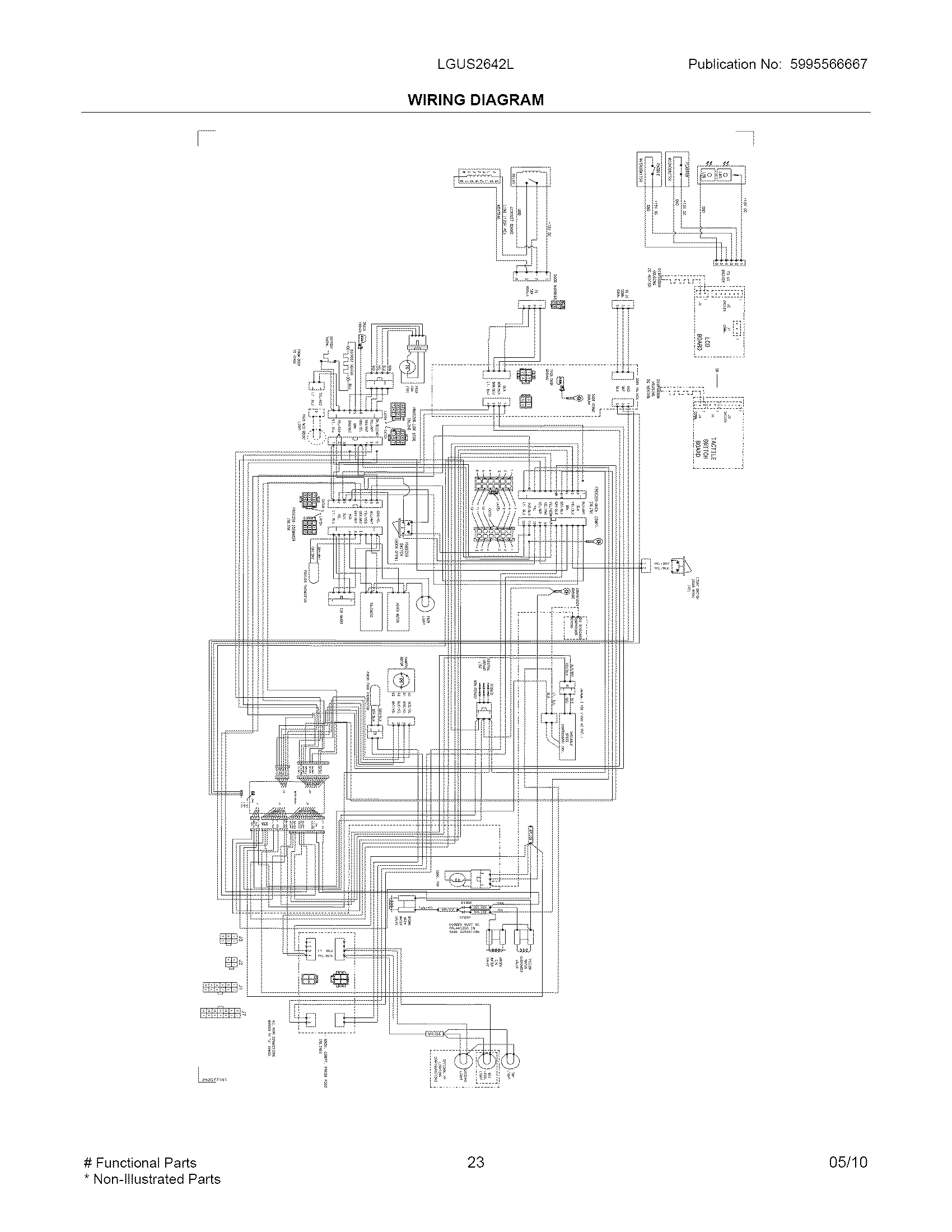 Frigidaire LGUS2642LE0 wiring diagram diagram
