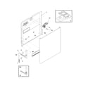 Frigidaire FFBD2409LB0A door diagram