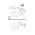 Frigidaire FGGF3054KBG top/drawer diagram