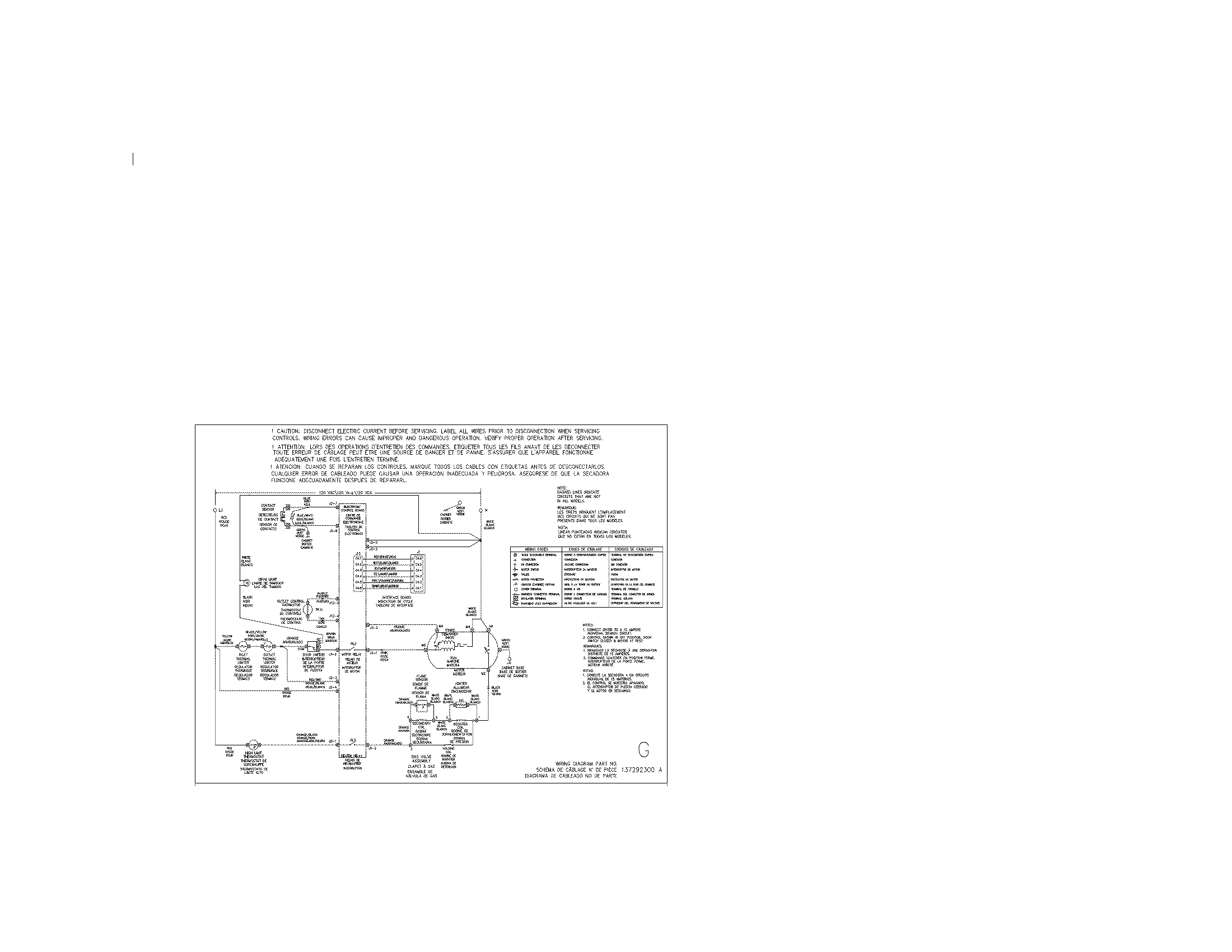Frigidaire FAQG7072LN0 wiring diagram diagram
