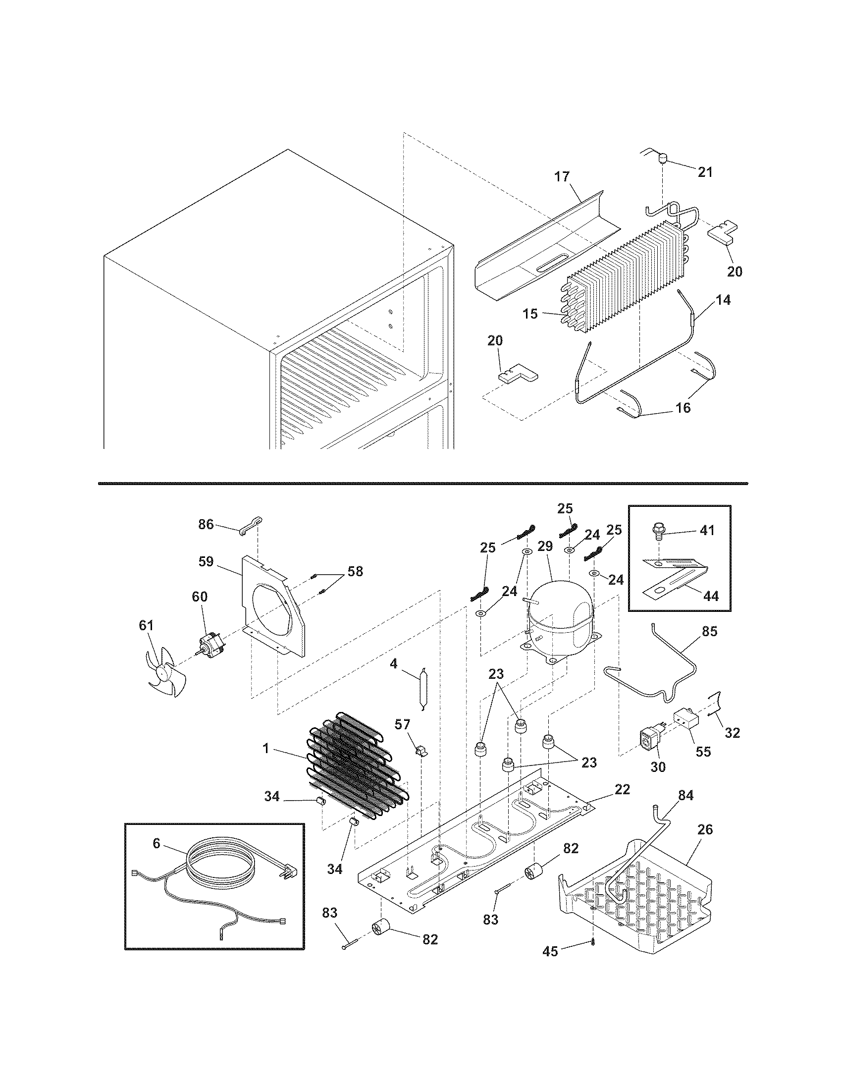 Kenmore 25371762010 system diagram