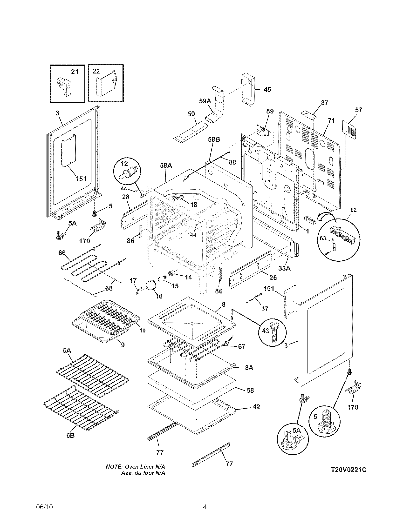 Kenmore 7909641340K body diagram