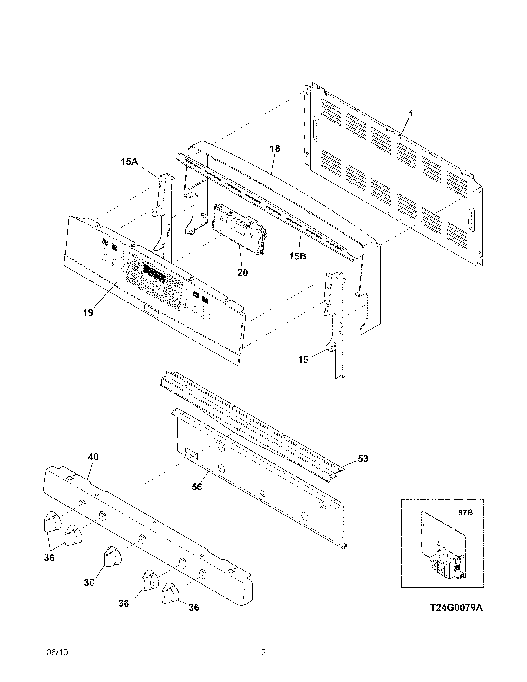 Kenmore Elite 79077513808 backguard diagram