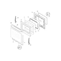 Frigidaire FFGF3021LBA door diagram