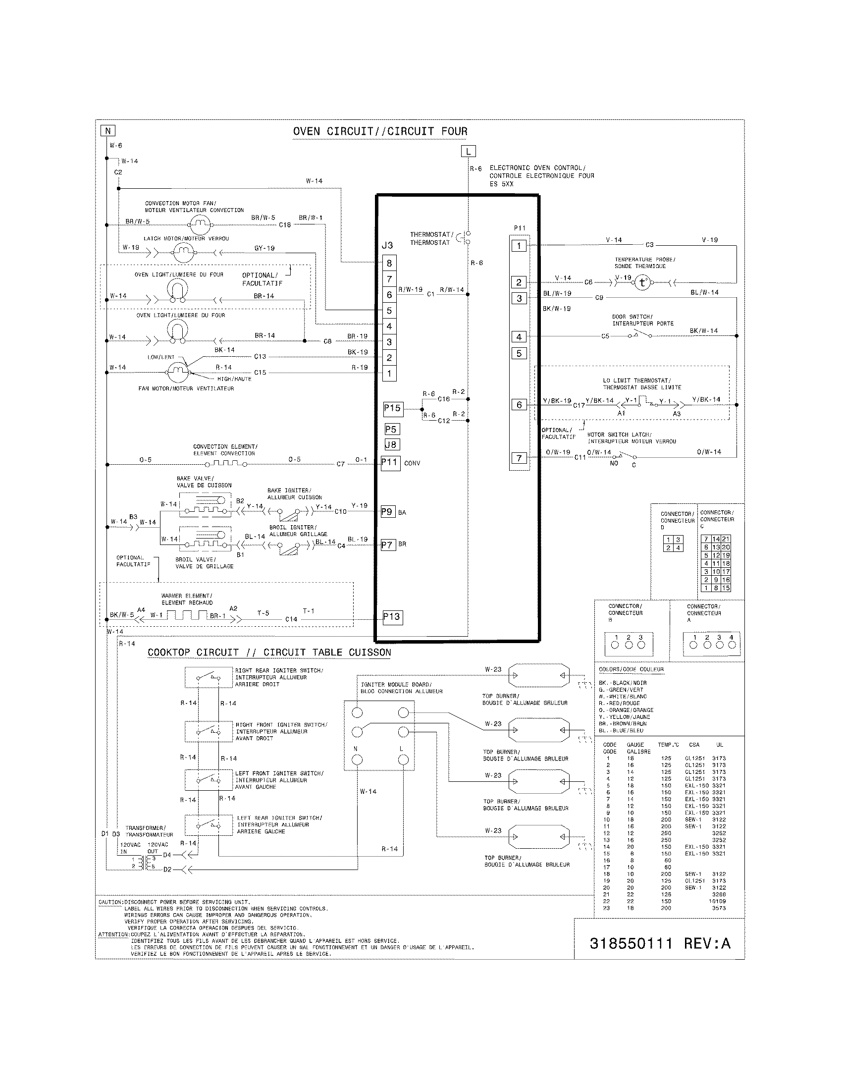 Frigidaire FPGS3085KFE wiring diagram diagram