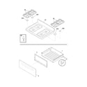 Frigidaire FGFL67HBJ top/drawer diagram