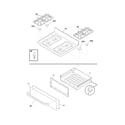Frigidaire FFGF3053LSD top/drawer diagram