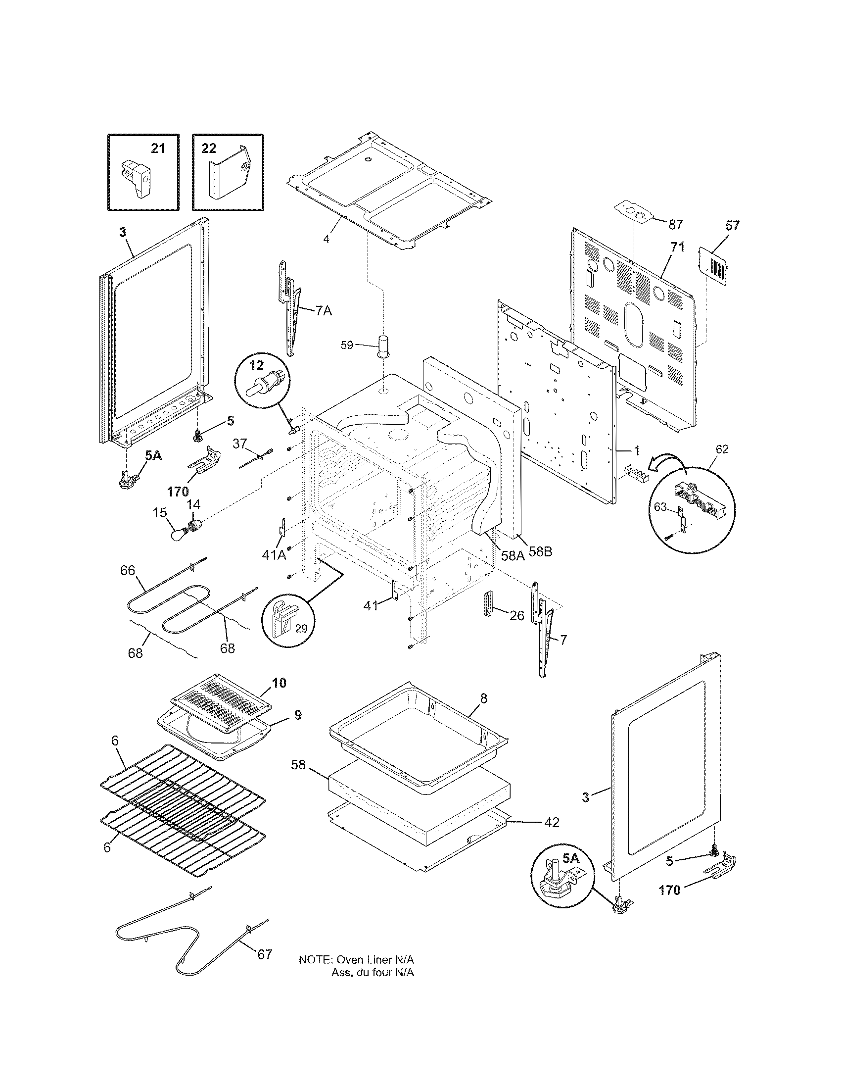 Kenmore 79090119010 body diagram